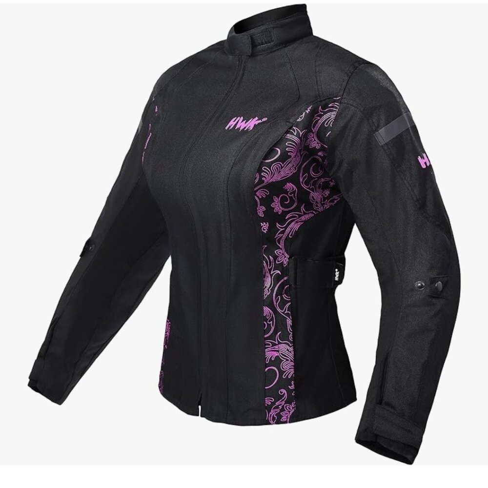 Hwk womens new motercycle touring jacket